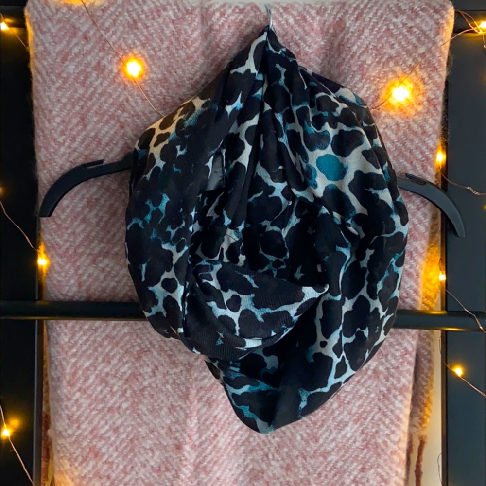 Leopard Print Circle Scarf